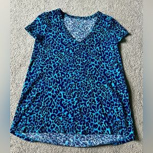 Lilly Pulitzer XS Meredith Short Sleeve Top New Condition